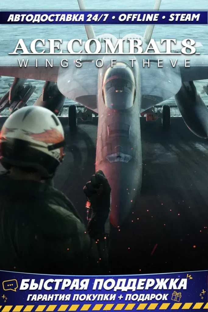 ACE COMBAT 8: WINGS OF THEVE Deluxe | ВСЕ DLC Аккаунт Steam | Выдача 24/7